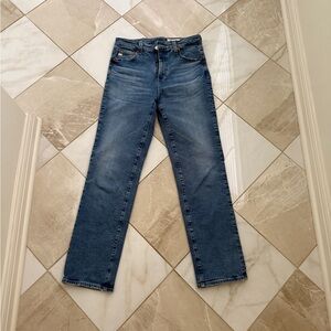 Ag Adriano Goldschmied Men's Straight Blue Jeans